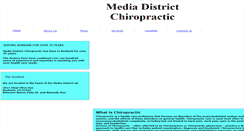 Desktop Screenshot of mediadistrictchiropractic.com